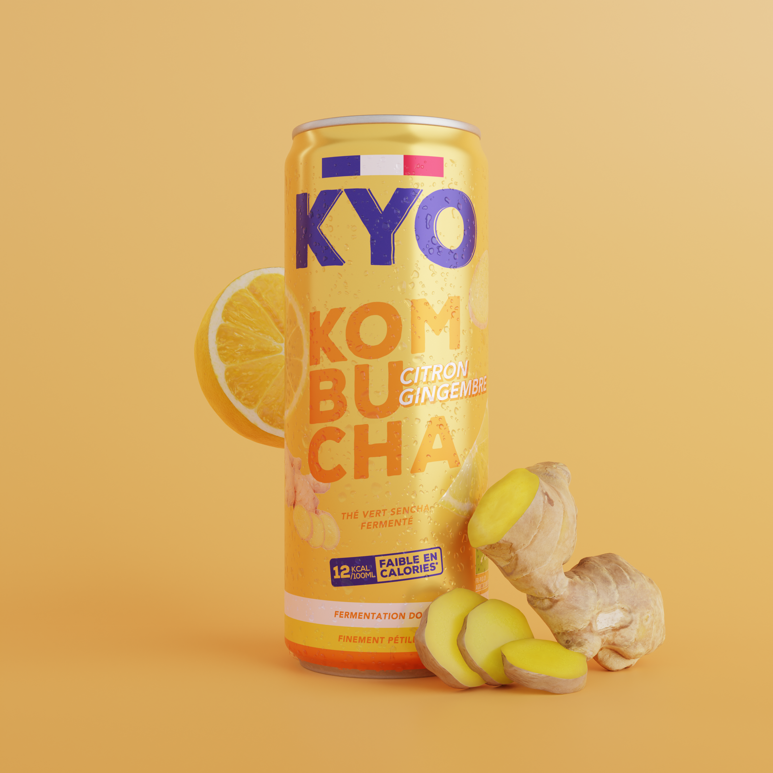 Kyo Kombucha Zitrone Ingwer