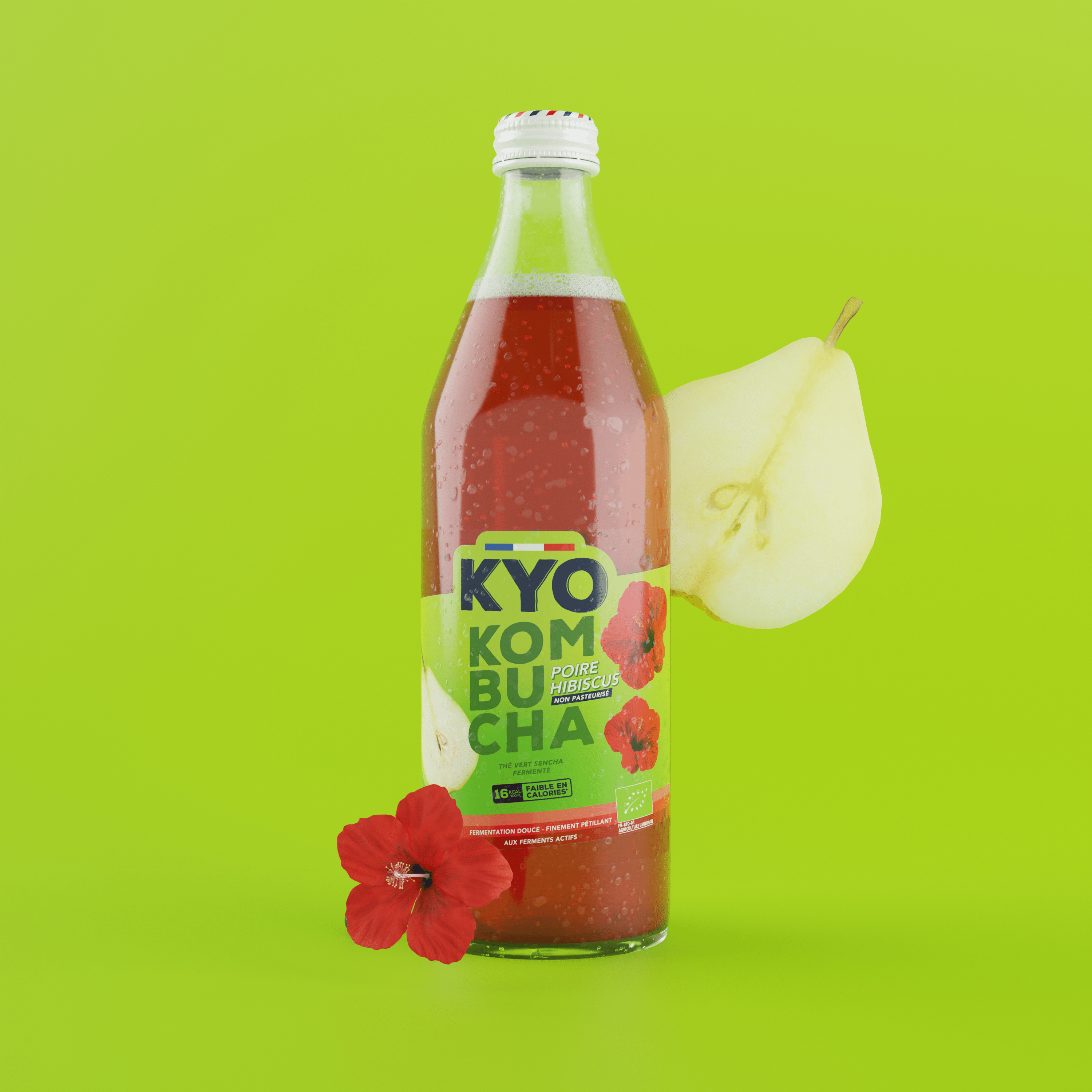 KYO KOMBUCHA - Vive Poire Hibiscus